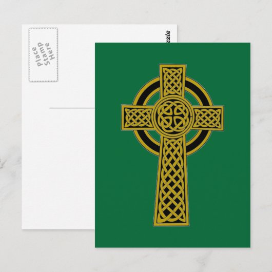 Celtic Cross Postkarte (Vorne/Hinten)