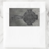 Celtic Cross Rechteckiger Aufkleber (Tasche)