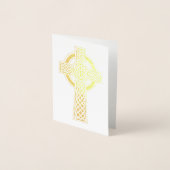 Celtic Cross | religiös Folienkarte (Vorderseite)