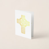 Celtic Cross | religiös Folienkarte (Vorderseite)