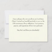 Celtic Cross Rose Vielen Dank RSVP Karte (Vorderseite)