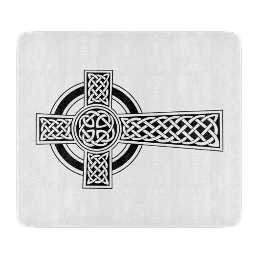 Celtic Cross Schneidebrett (Vorderseite)