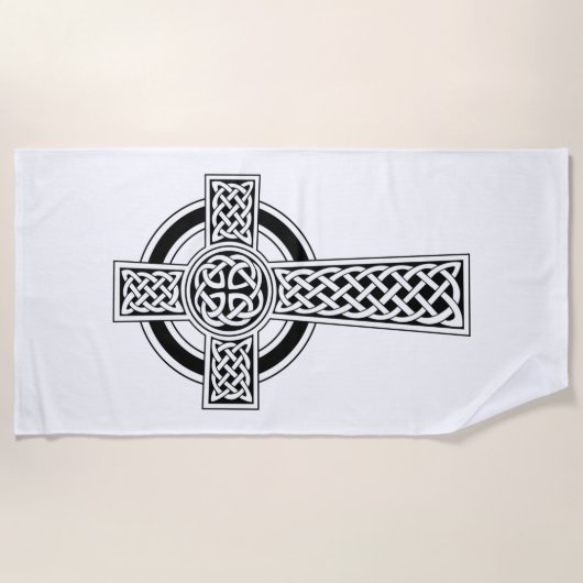Celtic Cross Strandtuch (Vorderseite)