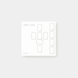 Celtic Cross Tarot Spread (klein, einfach) Post-it Klebezettel