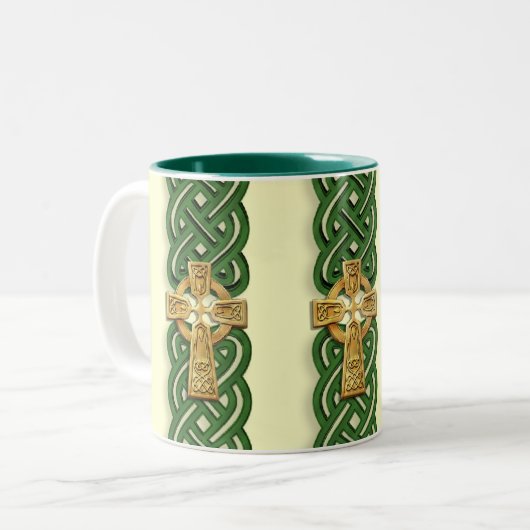 Celtic Cross Tasse (Vorderseite Links)