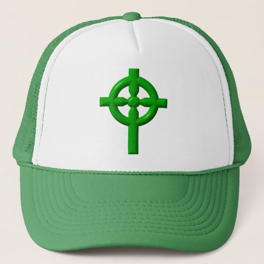 Celtic Cross Truckerkappe (Vorderseite)