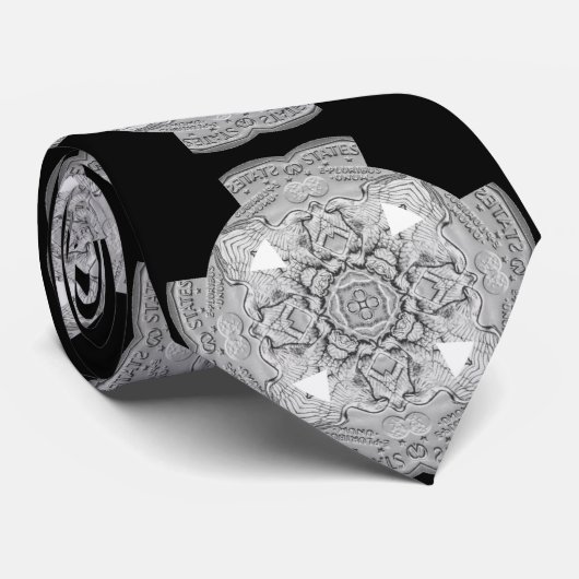 Celtic Cross USA Eagle Design Krawatte (Gerollt)