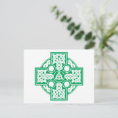 Celtic cross v2 postkarte (Stehend Vorderseite)