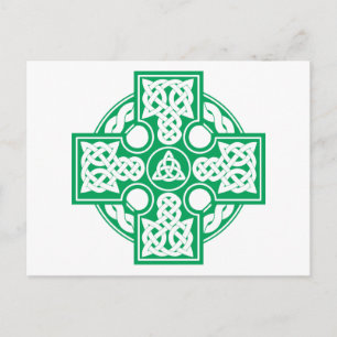 Celtic cross v2 postkarte