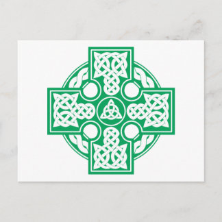 Celtic cross v2 postkarte