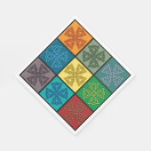 Celtic Crosses Colorful Napkins Serviette (Ecke)