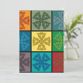 Celtic Crosses Einladung (Stehend Vorderseite)
