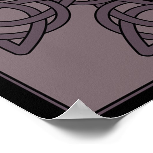 Celtic Crosses farbiges Poster (Ecke)