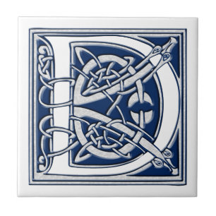 Celtic D Monogram Fliese
