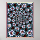 Celtic Daisies Pattern Poster (Vorne)
