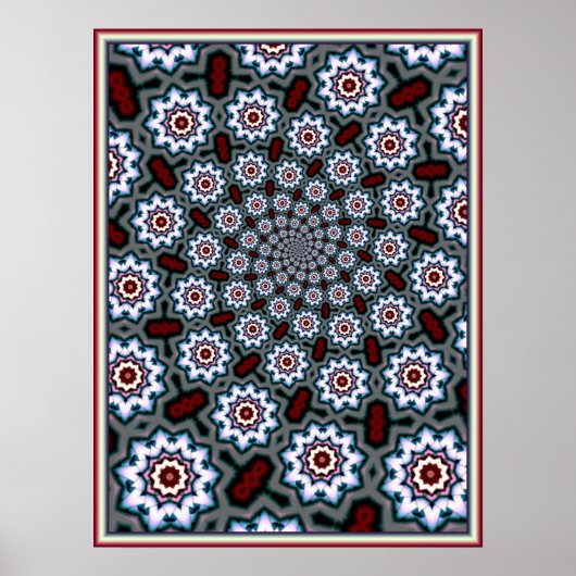 Celtic Daisies Pattern Poster (Vorne)