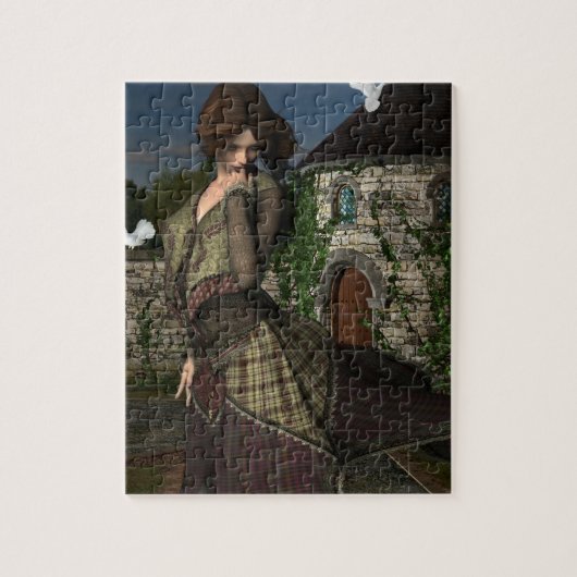 Celtic Dancer Girl Puzzle (Vertikal)