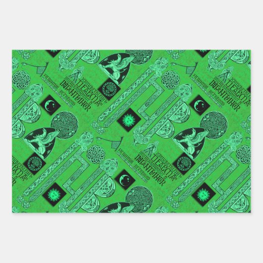 Celtic den ganzen Weg Sampler Geschenkpapier Set (Vorderseite 2)