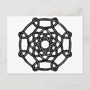 Celtic Design - Basic Round Knot Postkarte