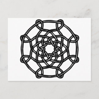 Celtic Design - Basic Round Knot Postkarte