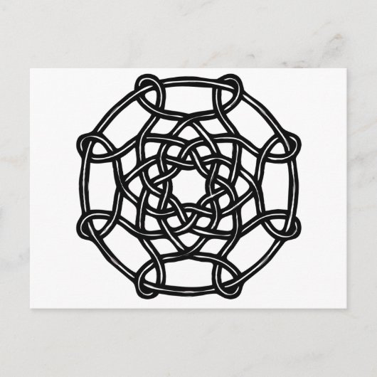 Celtic Design - Basic Round Knot Postkarte (Vorderseite)