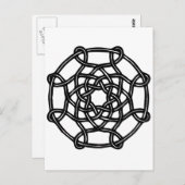 Celtic Design - Basic Round Knot Postkarte (Vorne/Hinten)
