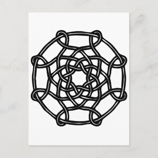 Celtic Design - Basic Round Knot Postkarte (Vorderseite)