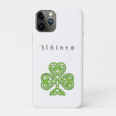 Celtic Design Kleeblatt St. Patrick's Day Slainte Case-Mate iPhone Hülle (Rückseite)