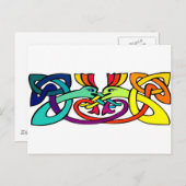 Celtic Design Postkarte (Vorne/Hinten)