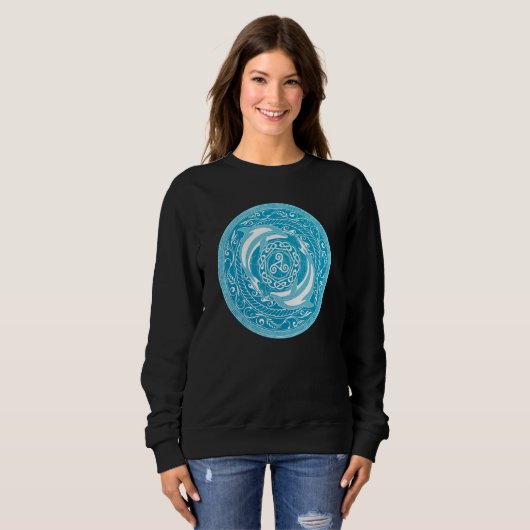 Celtic dolphins sweatshirt (Vorne ganz)