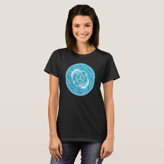 Celtic dolphins T-Shirt (Vorne ganz)