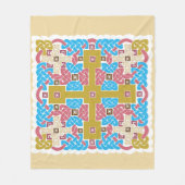 Celtic Donegal Fleecedecke (Vorderseite)