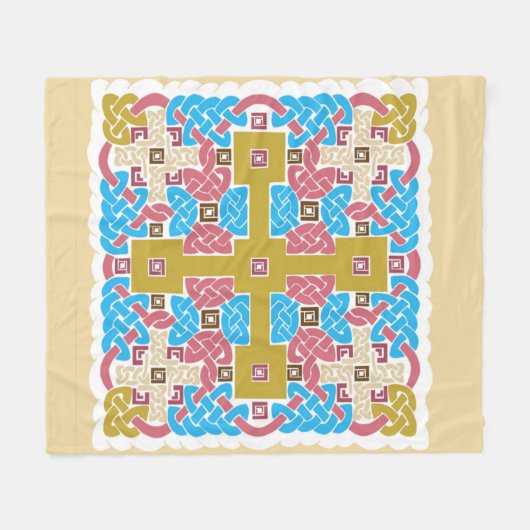 Celtic Donegal Fleecedecke (Vorderseite (Horizontal))