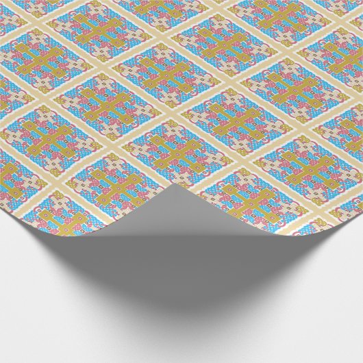 Celtic Donegal Geschenkpapier (Ecke)