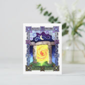 Celtic Doorway Postkarte (Stehend Vorderseite)