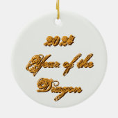 Celtic Dragon Beast Keramik Ornament (Hinten)