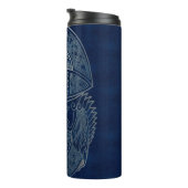 Celtic Dragon Blue Thermosbecher (Nach rechts gedreht)