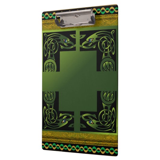 Celtic Dragon Clipboard Klemmbrett (Links)