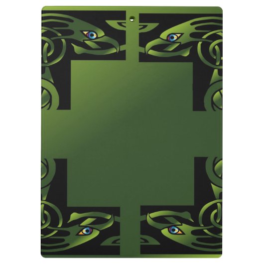 Celtic Dragon Clipboard Klemmbrett (Rückseite)