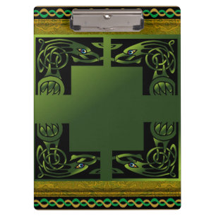 Celtic Dragon Clipboard Klemmbrett