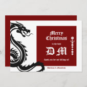 Celtic Dragon DND RPG DM Gamer Weihnachten (Vorne/Hinten)