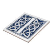 Celtic Dragon Initial I Fliese (Seite)