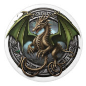 Celtic Dragon Keramikknauf (Vorderseite)