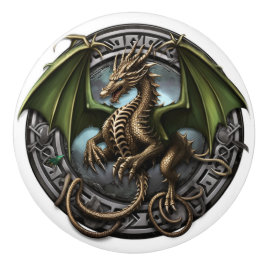 Celtic Dragon Keramikknauf