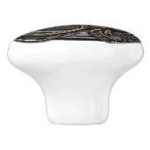 Celtic Dragon Keramikknauf (Seitenansicht)