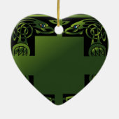 Celtic Dragon Keramikornament (Hinten)