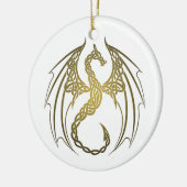 Celtic Dragon Ornament (Links)