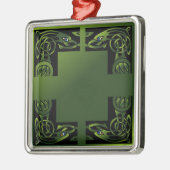 Celtic Dragon Ornament Aus Metall (Links)