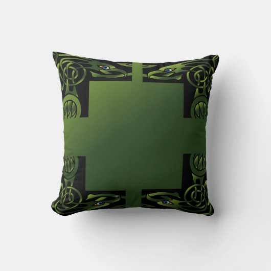 Celtic Dragon Pillow Kissen (Vorderseite)