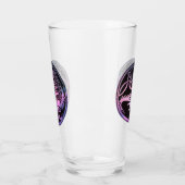 Celtic Dragon Round Glas (Links)